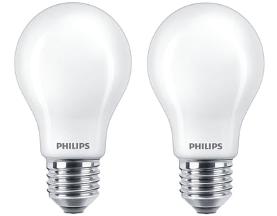 2er Philips LED E27 A60 7W = 60W Birnenform 806lm Warmweiß 2700K