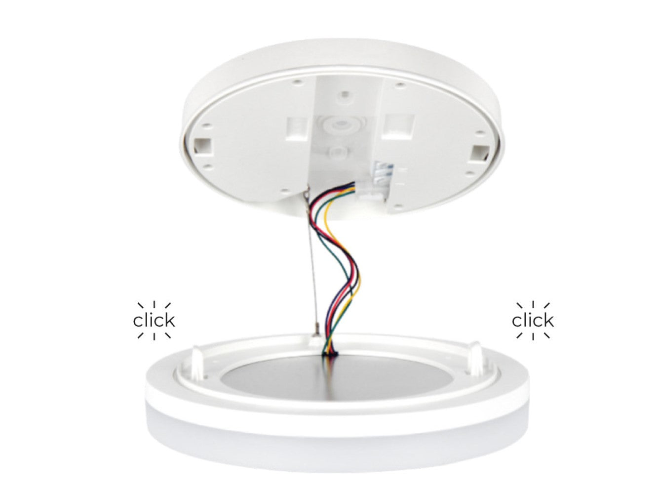 Deckenleuchte 18W rund 2000lm IP54 mit Bewegungsmelder 120° IK08 Neutralweiss 4000K