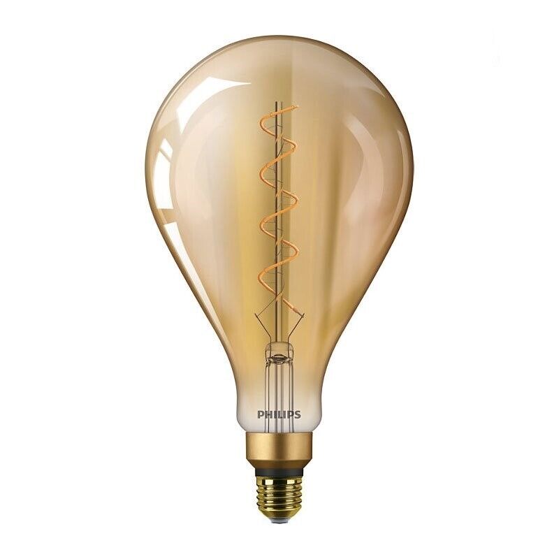 Philips LED E27 A160 5W 25W Filament Lamp Retro Vintage Gold