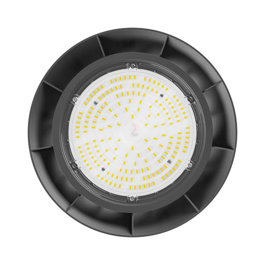 PLATEO 3 LED Hallenstrahler 100W 90° Neutralweiß 1-10V Dimmbar IP65 Schwarz
