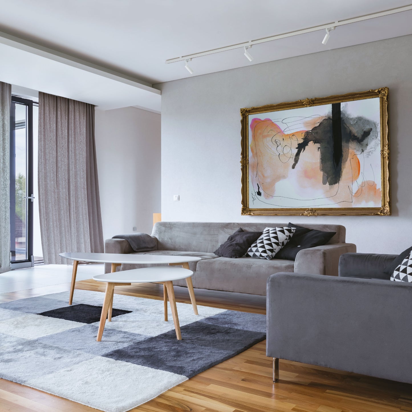 LED 3-Phasen Stromschienenstrahler MADARA SLIM GU10 MR11 schwenkbar IP20 schwarz max. 4W rund