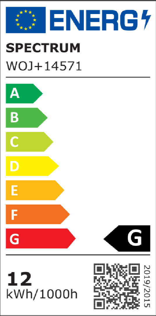 LED AR111 GU10 Reflektor 12W 1100lm 15° Schwarz 230V Neutralweiss 840 4000K