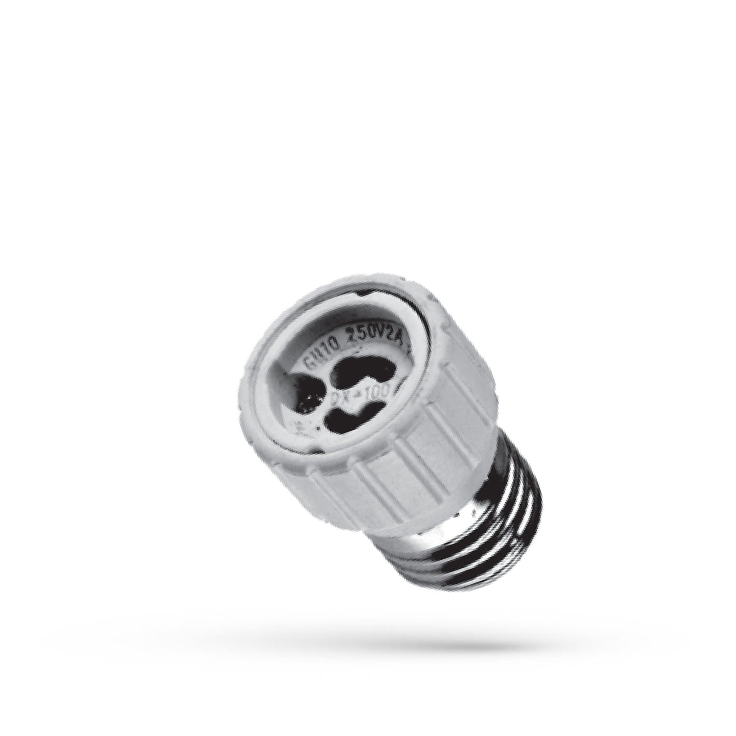 LED Fassungsadapter E27 auf GU10 Keramik