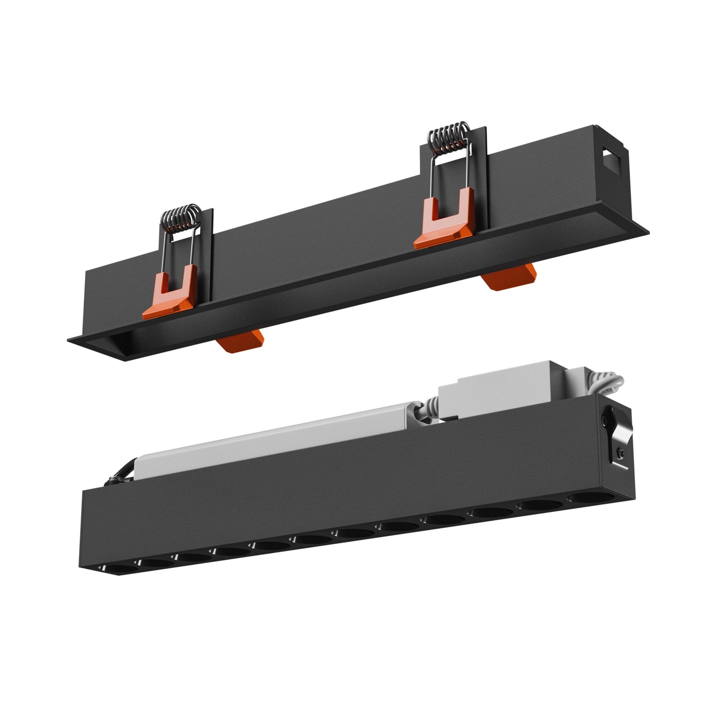 LED GRID S OPRAWA PODTYNKOWA Einbaustrahler 12W 230V eckig 40° schwarz IP20 1200lm CCT 2700K-4000K