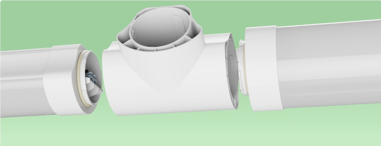 LED LIMEA VARIO T Verbinder für Feuchtraumleuchte LIMEA VARIO weiss