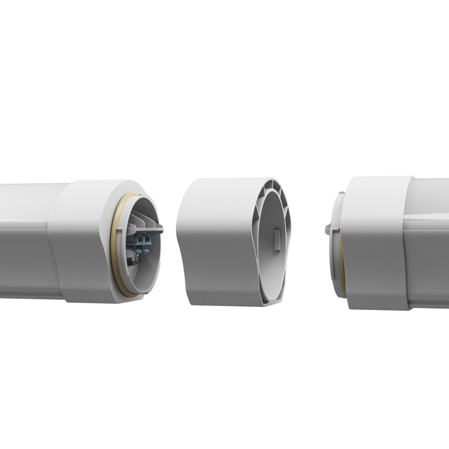 LED LIMEA VARIO Verbinder gerade für Feuchtraumleute LIMEA VARIO weiss