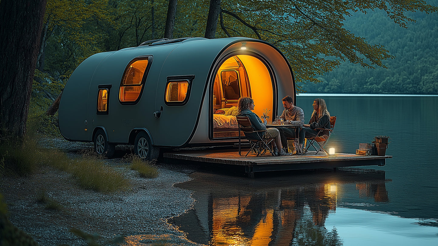 LED LUMINA CAMPO 2W Campingleuchte 400lm 3,7V Cremig IP20 Solar 3000-6500K CCT RGB