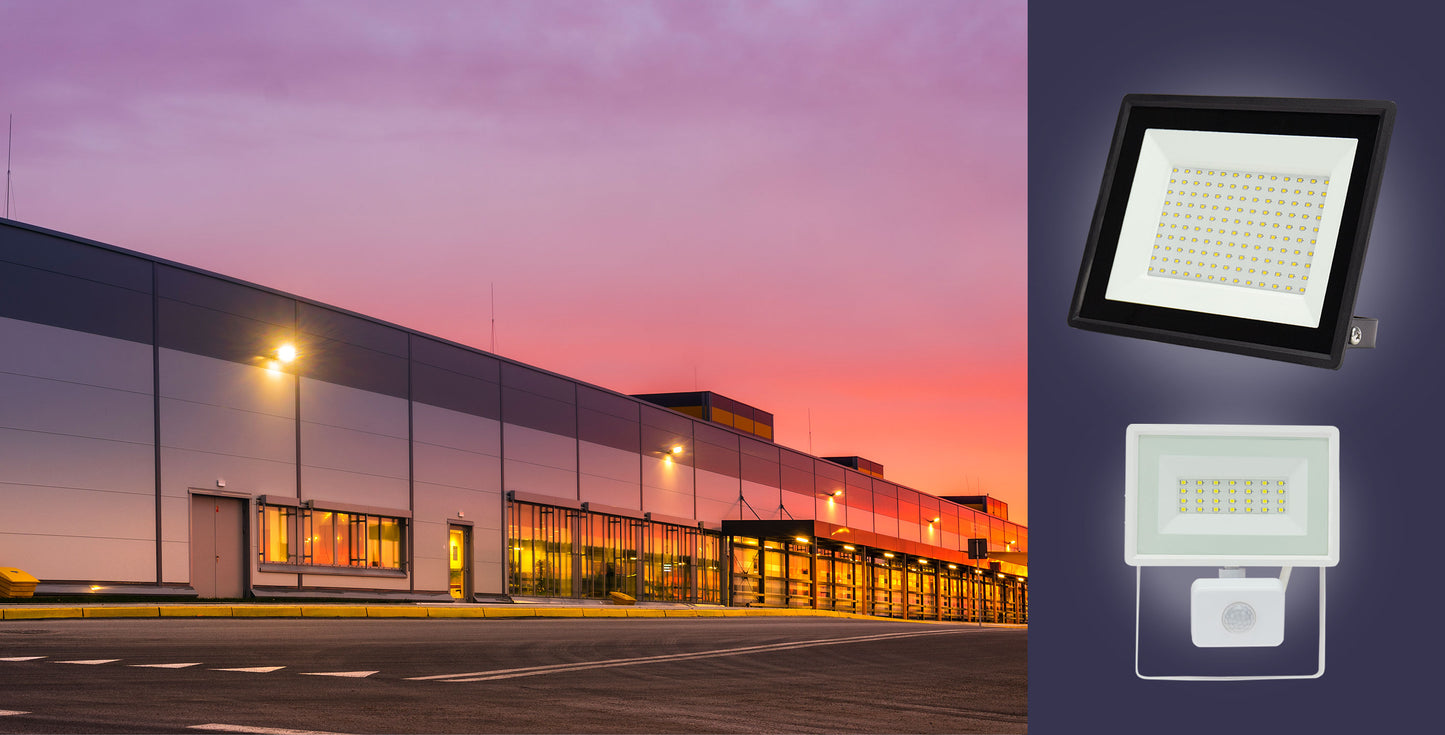 LED NOCTIS LUX 3 Fluter schwarz 20W Strahler 2050lm IP65 Kaltweiß 6000K