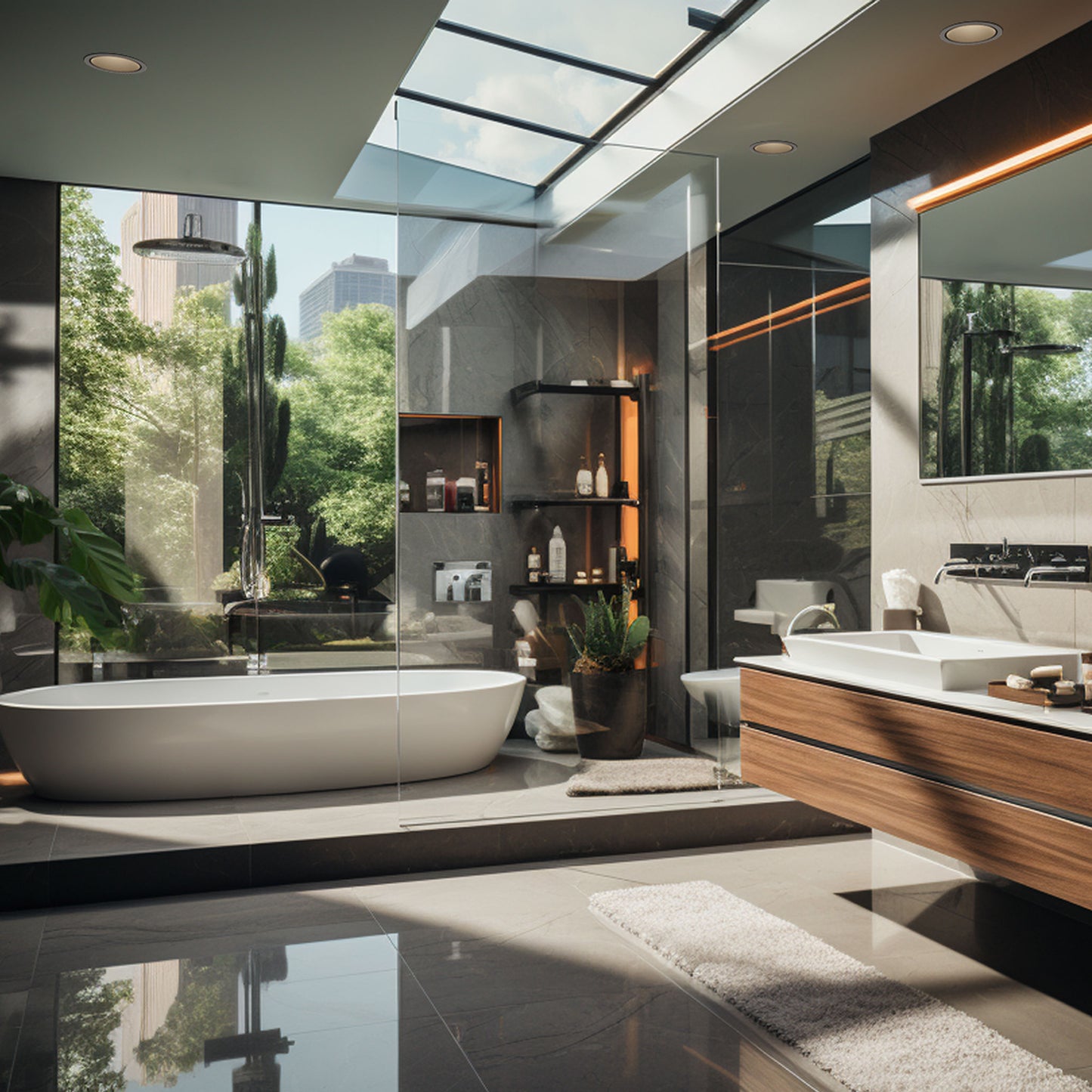 LED Orbito Einbauleuchte 10W Badezimmerleuchte 40° 230V rund 1200lm UGR<19 weiß IP44 Neutralweiss 4000K