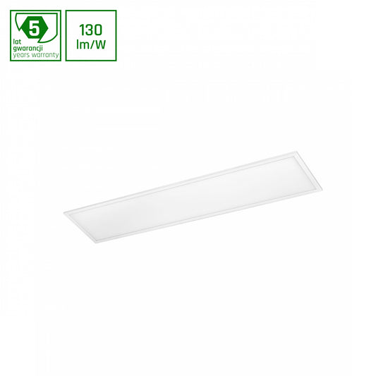 LED Panel ALGINE BACKLIGHT 40W mit Philips Treiber 30x120cm eckig 5200lm 120° IP20 Warmweiss 3000K