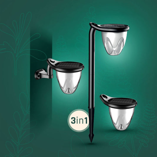 LED Solarleuchte Solara Brilo Gartenspot Erdspieß IP44 Bodenstrahler 1W 100lm CCT