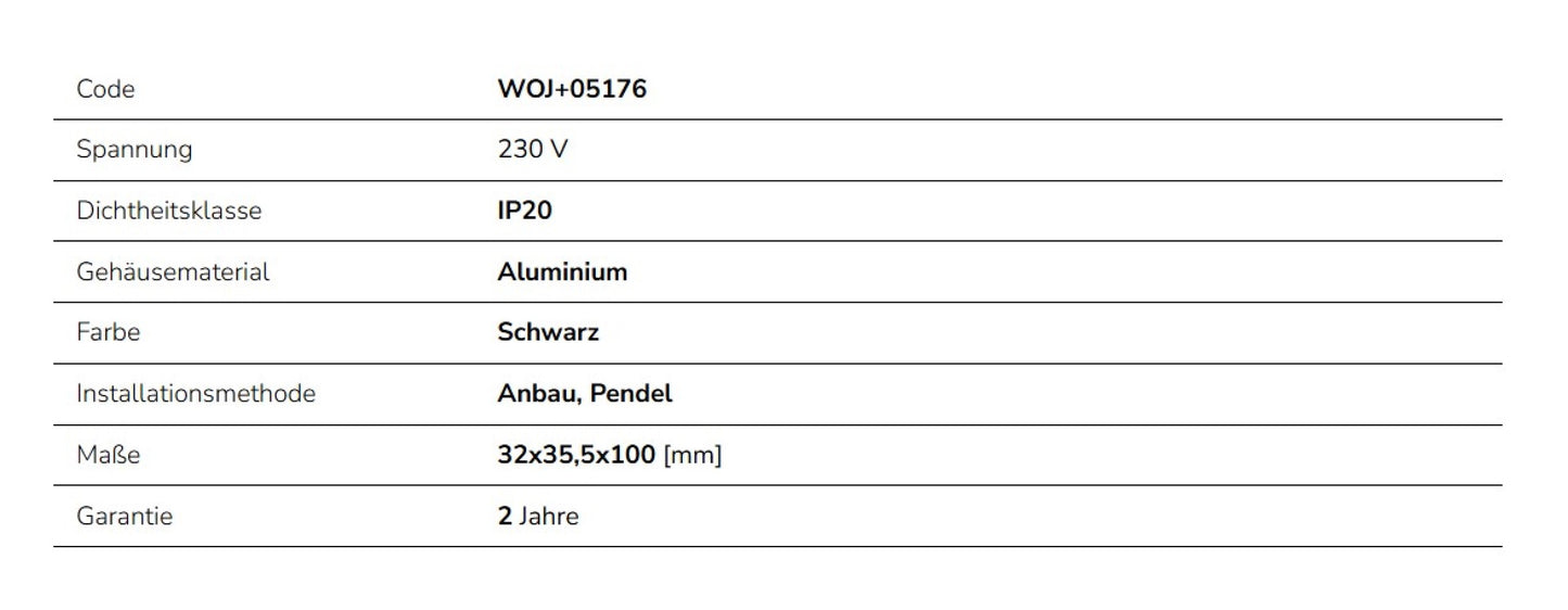 LED SPS 2 3-Phasen Stromschiene Einspeisung IP20 Schwarz Mitte