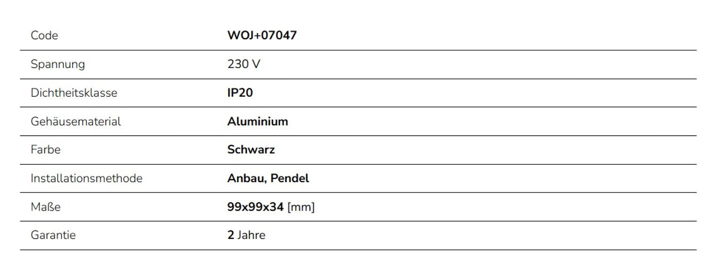 LED SPS-2 L-Verbinder für 3-Phasen Stromschiene verstellbar IP20 Links-Rechts schwarz LLR
