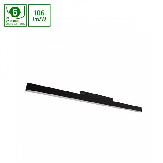 LED SYSTEM Shift Line M 17W 48V Schienensystem 100° Stromschienenstrahler 1800lm schwarz Warmweiss 3000K