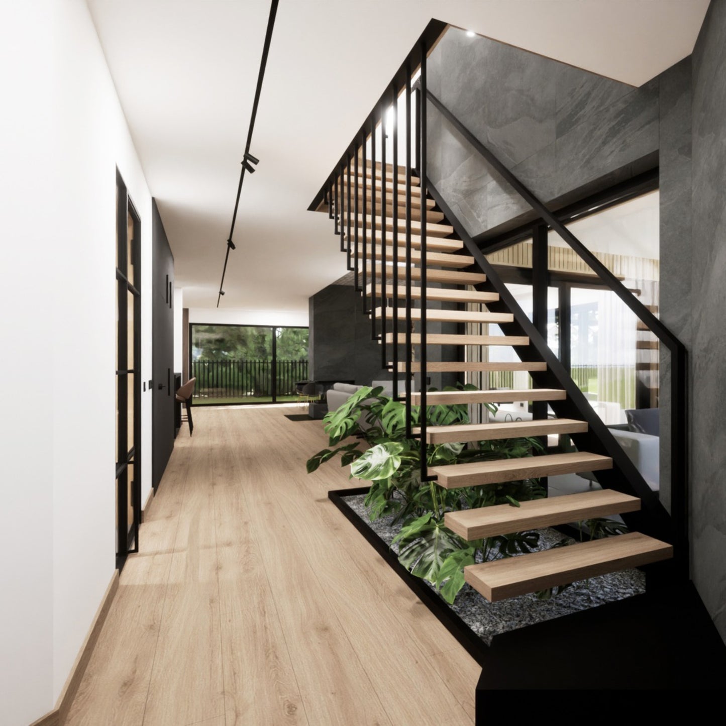 LED SYSTEM Shift Spot S 6W 48V Schienensystem 24° Stromschienenstrahler 555lm schwarz Warmweiss 3000K