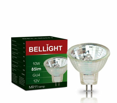 Bellight MR11 GU4 Halogen 10W 10 Watt Leuchtmittel 30° Birne 85lm 12V Warmweiß dimmbar