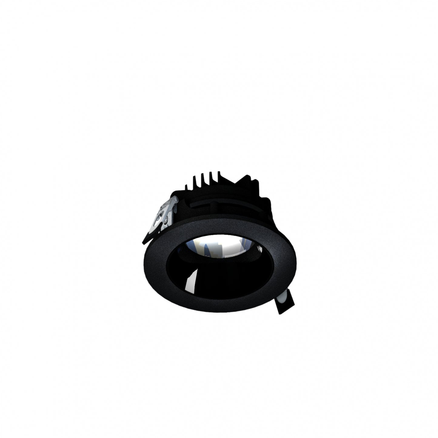 MIRROR MODEL S LED Einbaustrahler Spots Ø85mm 8W 30° 3000K Schwenkbar Schwarz