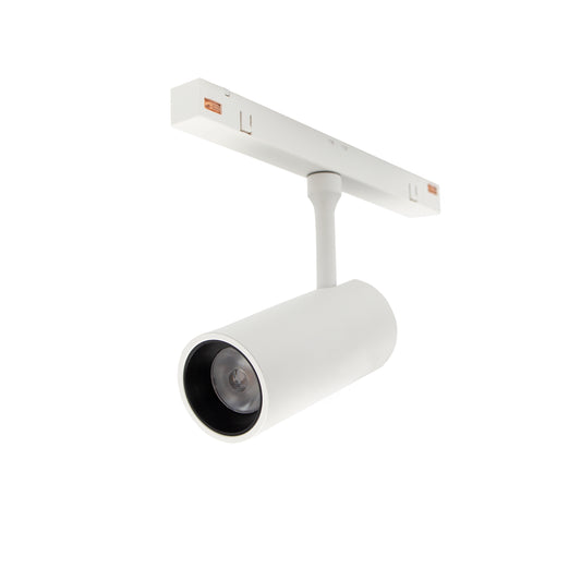 SPOT M LED Stromschienenstrahler 48V 10W 24° Warmweiß DALI Dimmbar Weiß