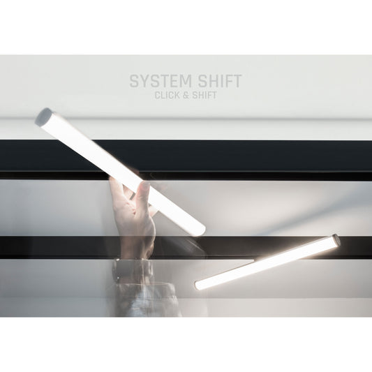 BEAM LED Stromschienenstrahler 48V 12W Warmweiß Schwarz