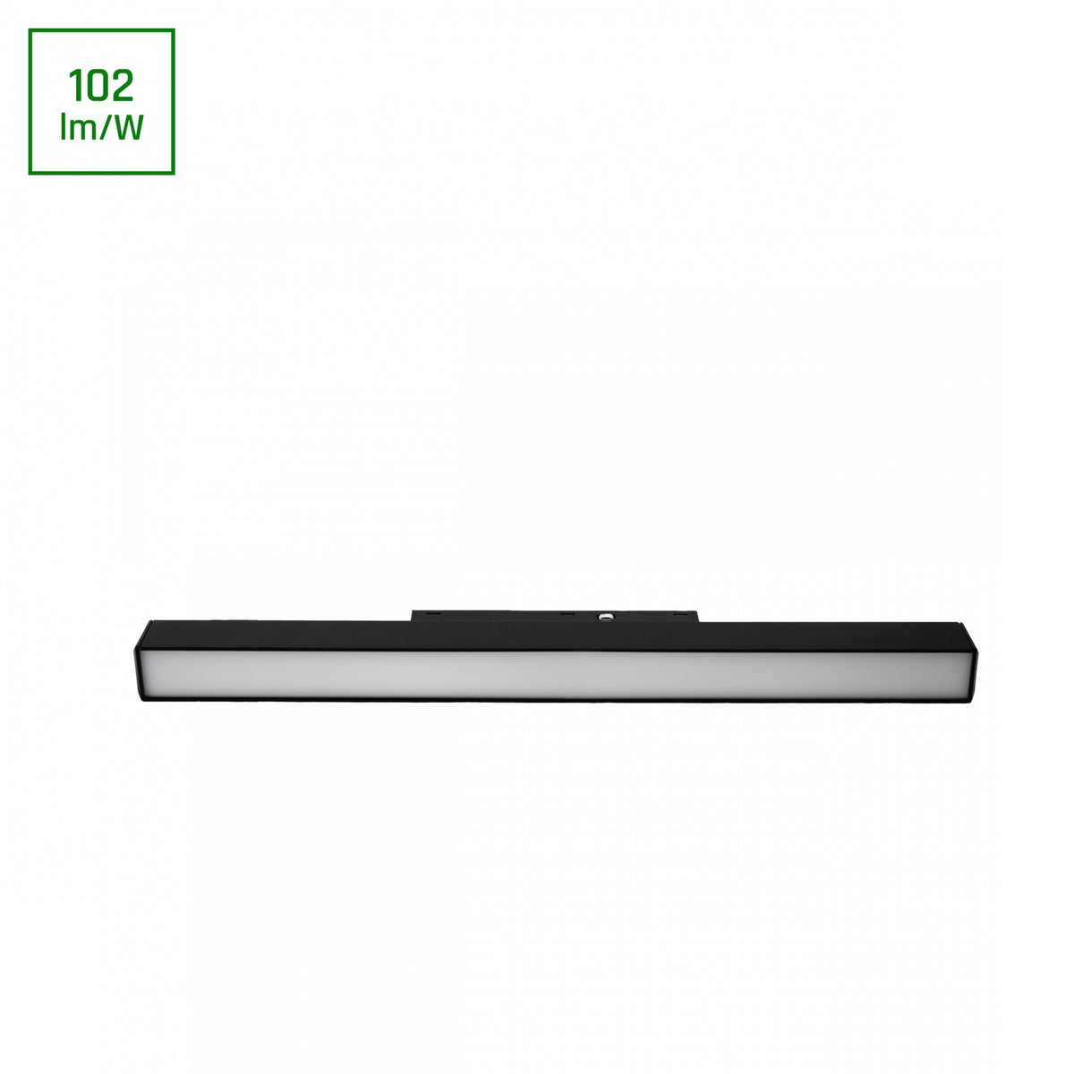 BASIC LINE S LED Stromschienenstrahler 48V 10W Warmweiß 2700K Schwarz