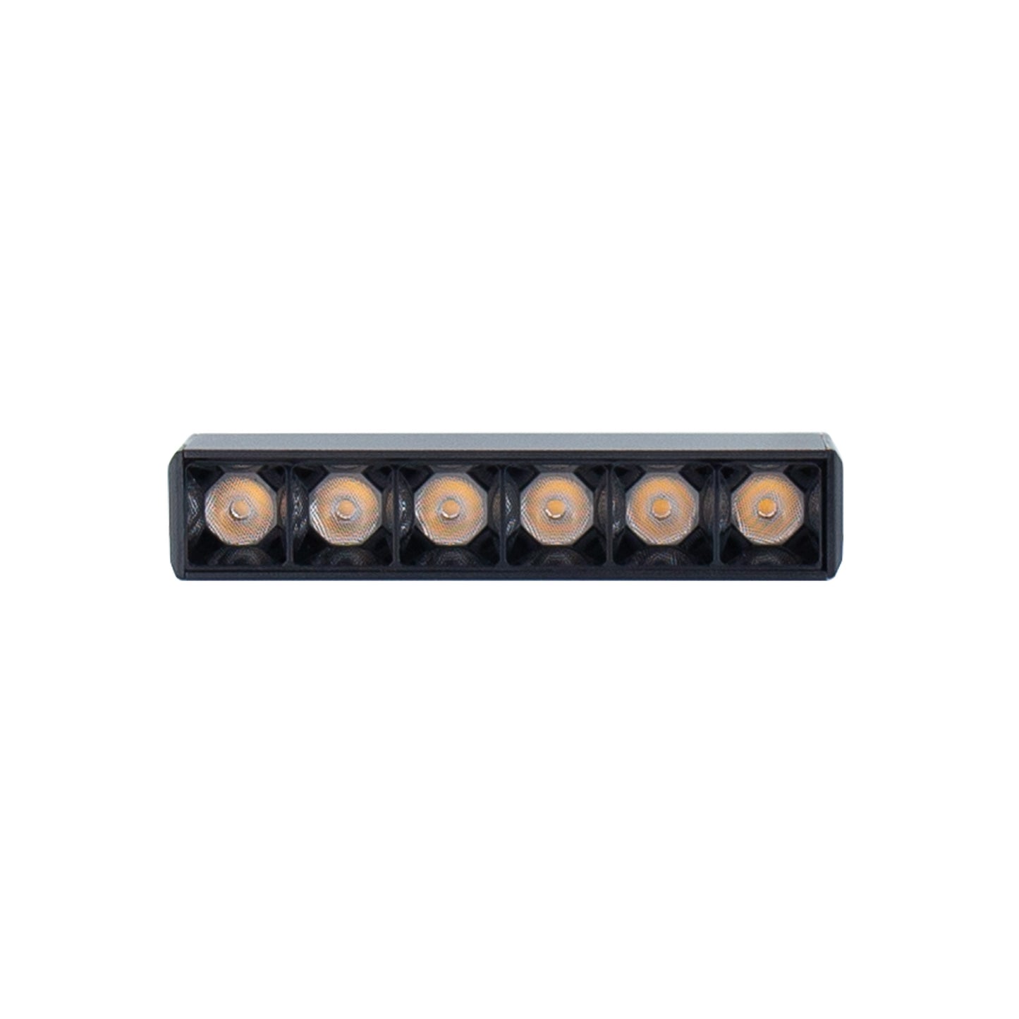 BASIC GRID XS LED Stromschienenstrahler 48V 6W 24° Neutralweiß Schwarz blendfrei
