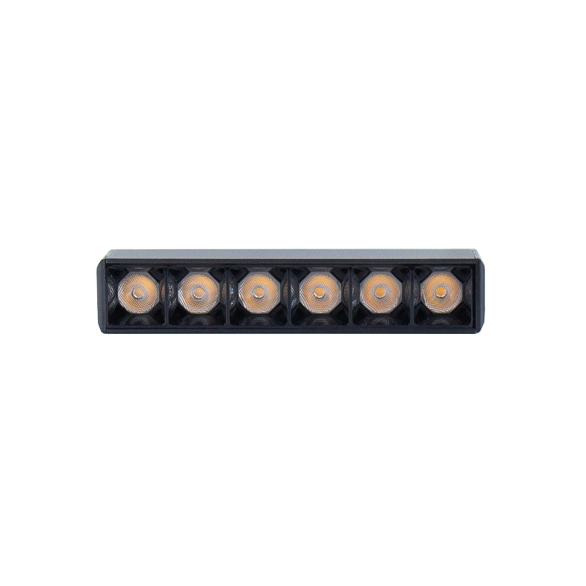 BASIC GRID XS LED Stromschienenstrahler 48V 6W 24° Neutralweiß Schwarz blendfrei
