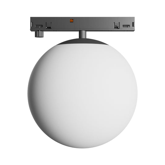 NANO GLOBE LED Stromschienenstrahler 48V 7W Warmweiß Schwarz