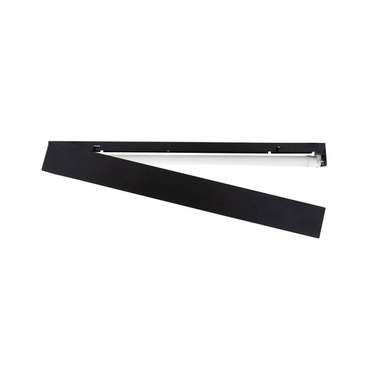 ALLDAY LED Deckenleuchte 60cm Hängeleuchte G13 mit Bewegungsmelder Schwarz