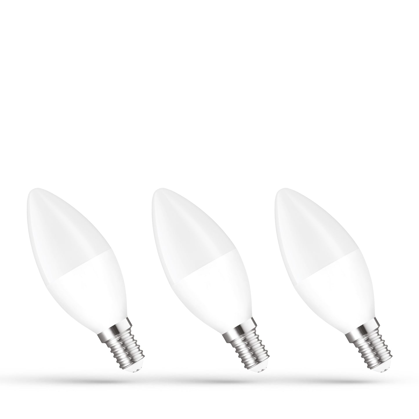 LED Leuchtmittel E14 C37 6W 3000K 3er-Set