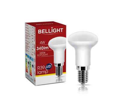 LED E14 R39 Pilzform 4W = 35W 340lm 200° 230V Warmweiss 3000K