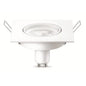 PILA LED Spot quadratischer Strahler + GU10 Reflektor 4.7W Downlight 345lm 36° weiß 230V Warmweiß 2700K