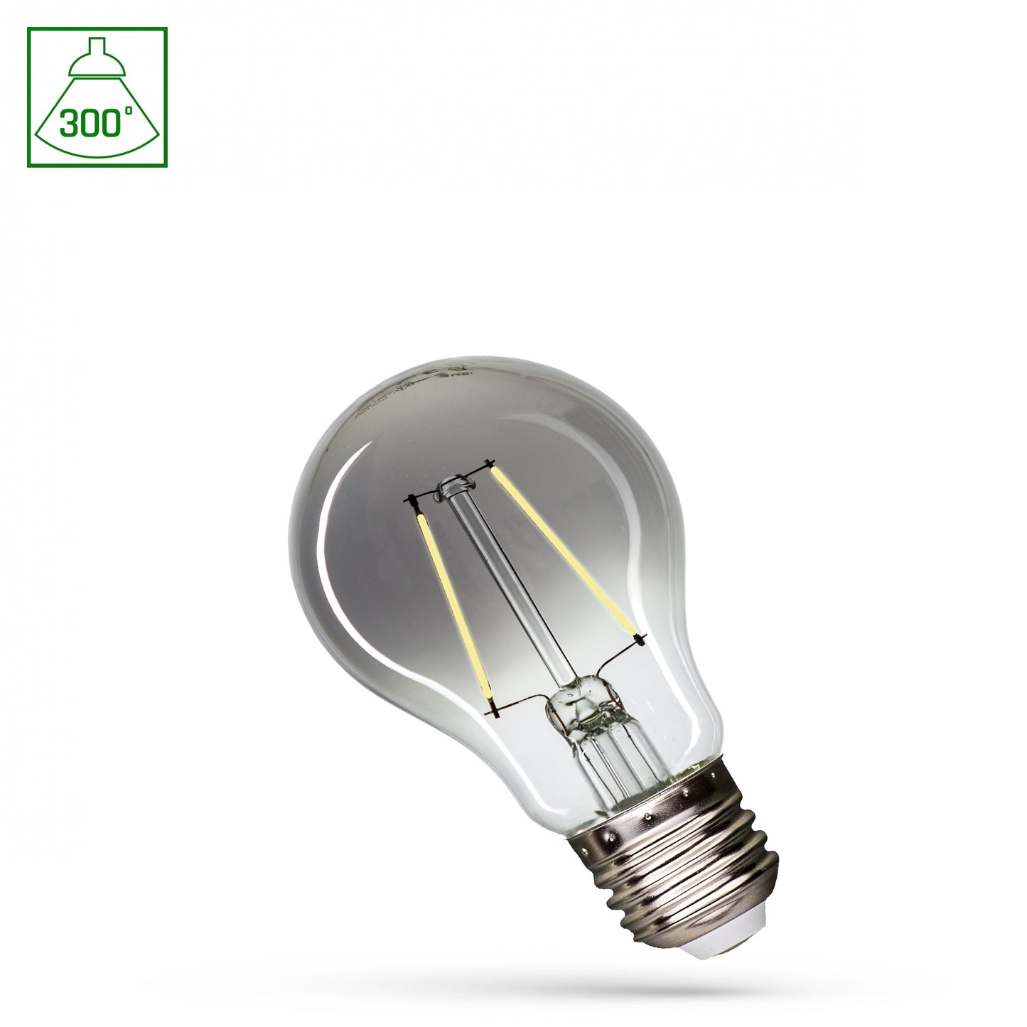 Spectrum LED E27 A60 Retro 2,5W =16 Watt 150lm Modernshine 300° Rauchglas Neutralweiß 4000K