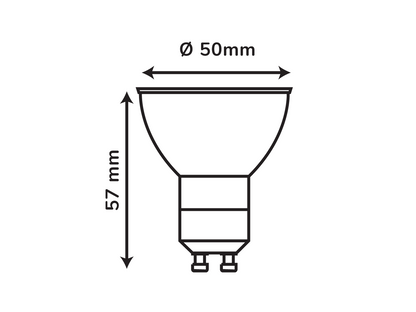 LED-line LITE LED GU10 7W Reflector 600lm 120° 220-240V Warm White 3000K