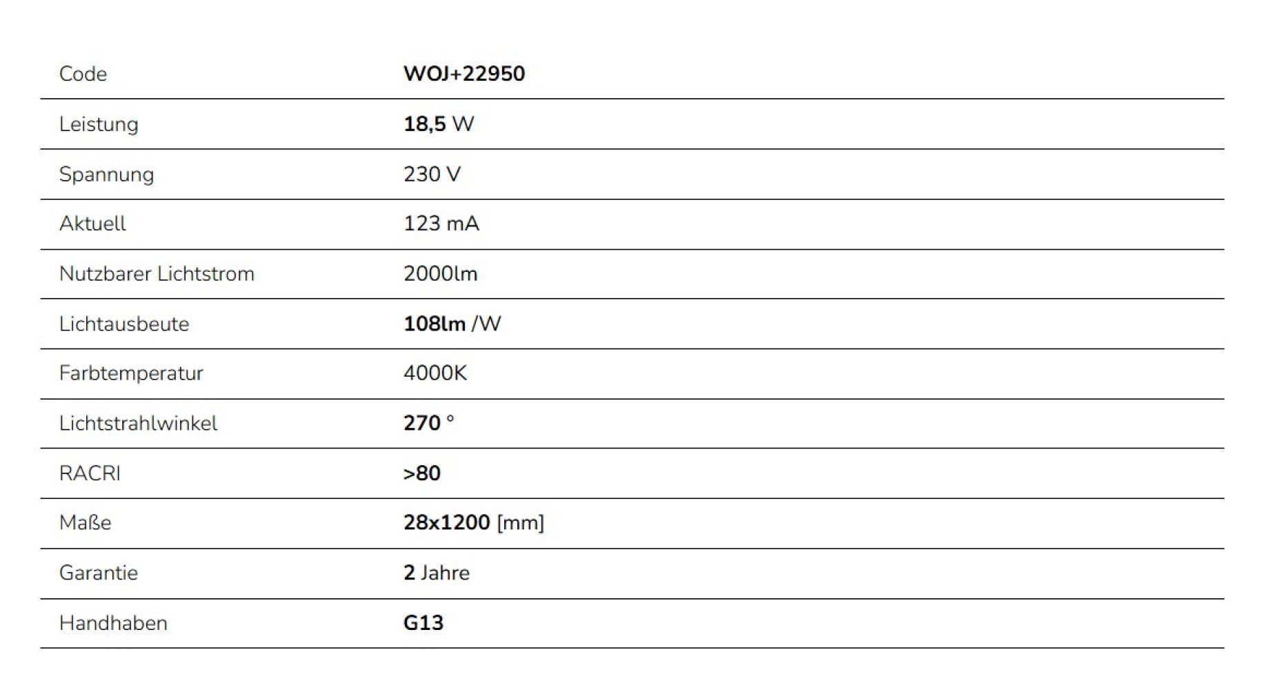 25er Pack LED 120cm Röhre G13 NANO-KUNSTSTOFF T8 Leuchtstoffröhre 18,5W 2000lm Neutralweiss 4000K