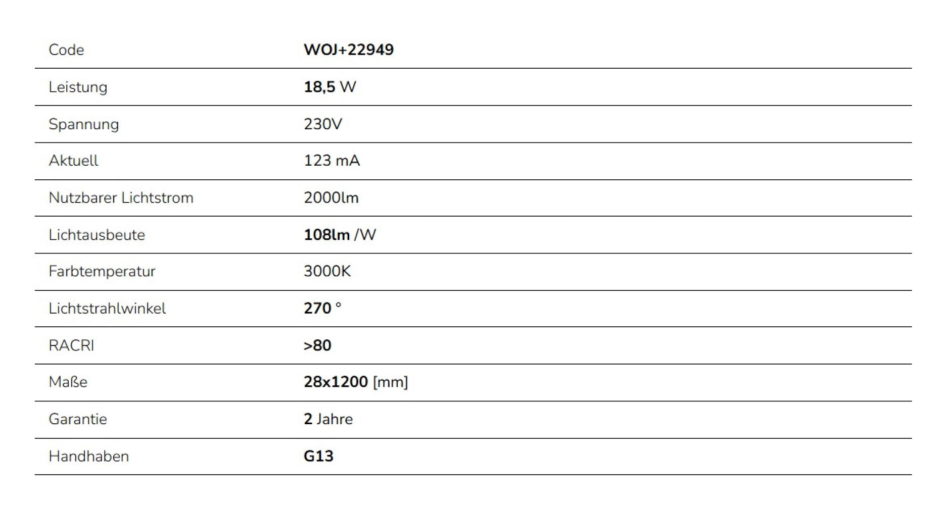 25er Pack LED 120cm Röhre G13 NANO-KUNSTSTOFF T8 Leuchtstoffröhre 18,5W 2000lm Warmweiss 3000K