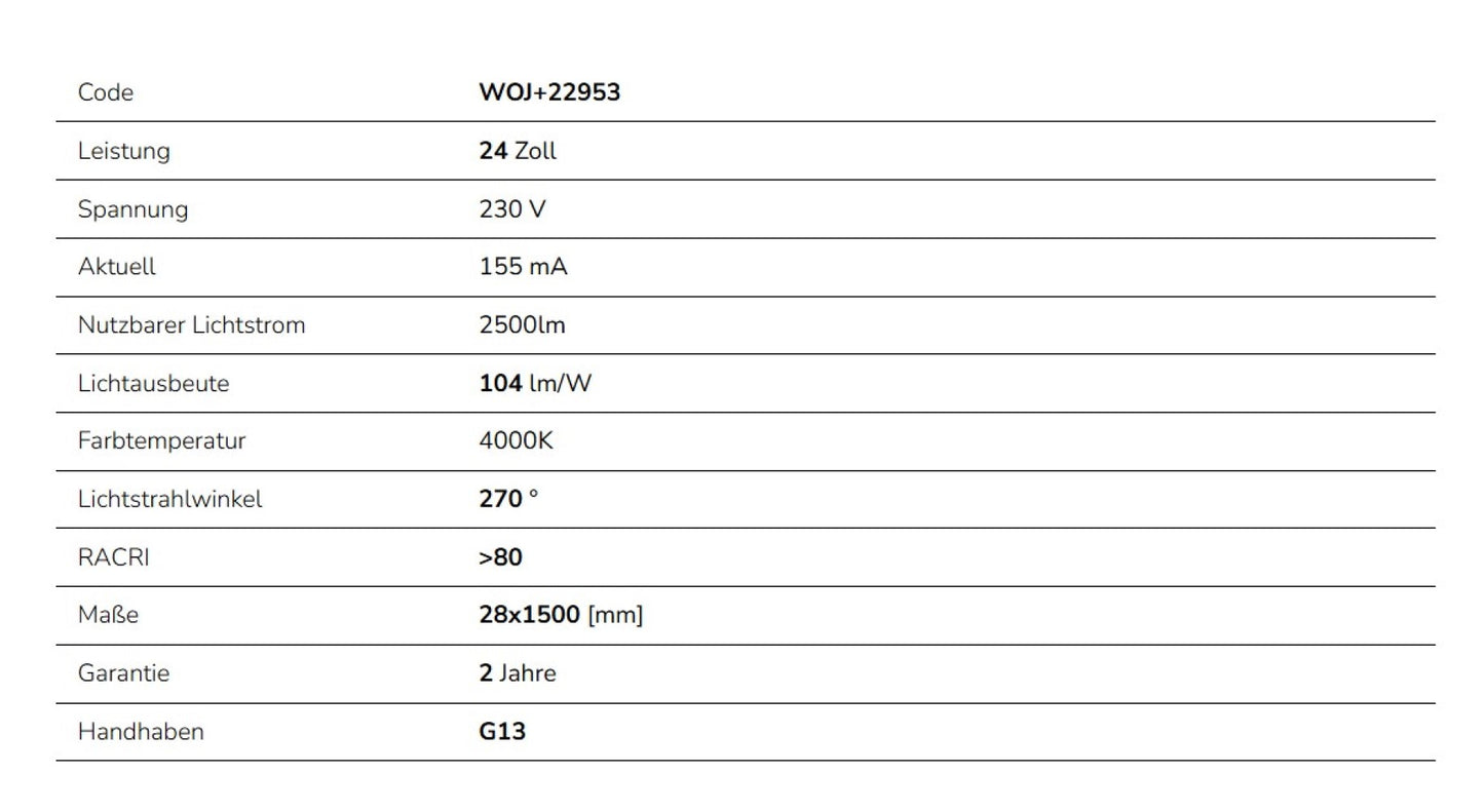 25er Pack LED 150cm Röhre G13 NANO-KUNSTSTOFF T8 Leuchtstoffröhre 22W 2265lm Neutralweiss 4000K