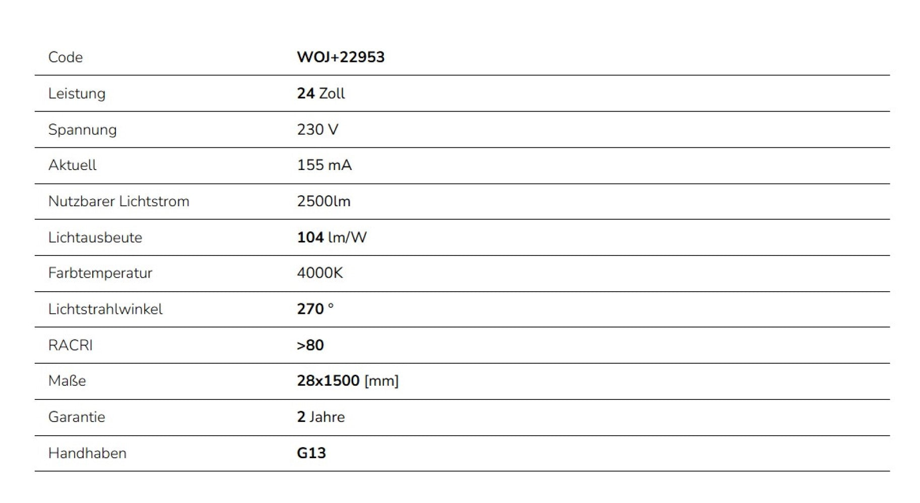 25er Pack LED 150cm Röhre G13 NANO-KUNSTSTOFF T8 Leuchtstoffröhre 22W 2265lm Neutralweiss 4000K
