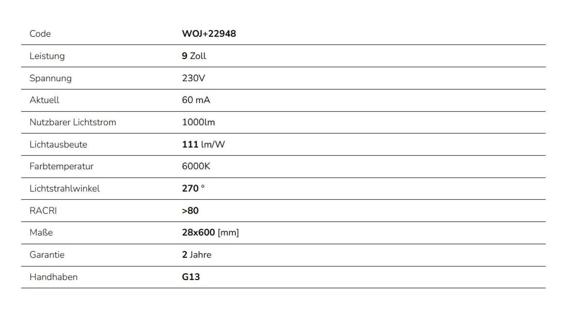 25er Pack LED 60cm Röhre G13 NANO-KUNSTSTOFF T8 Leuchtstoffröhre 9W 820lm Kaltweiss 6000K
