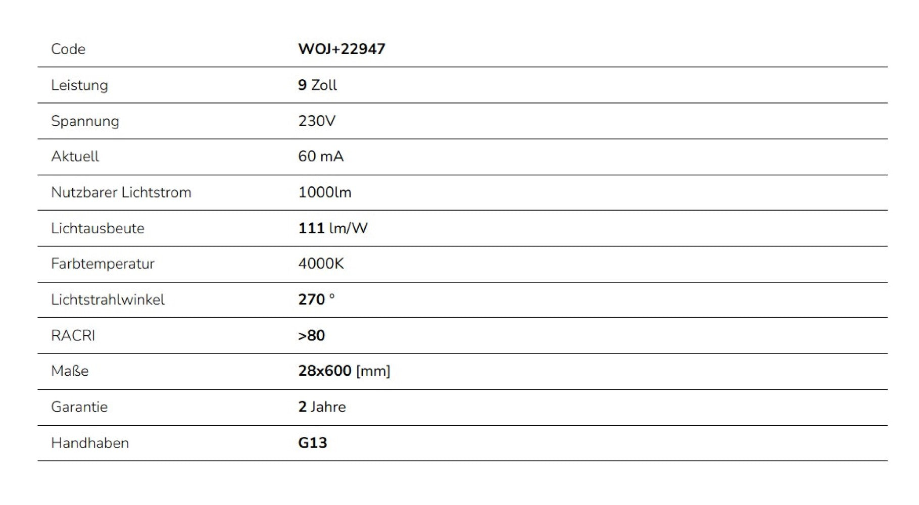 25er Pack LED 60cm Röhre G13 NANO-KUNSTSTOFF T8 Leuchtstoffröhre 9W 820lm Neutralweiss 4000K