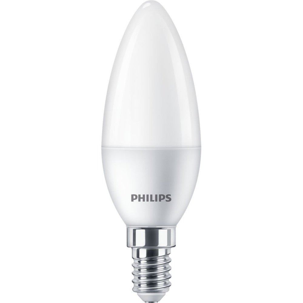 2er Pack Philips LED E14 B35 Kerzenform 5W = 40W matt 470lm 827 Warmweiss 2700K