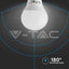 V-TAC LED E14 G45 Tropfenform 4W=30W 320lm 180° 230V Kaltweiß 6400K