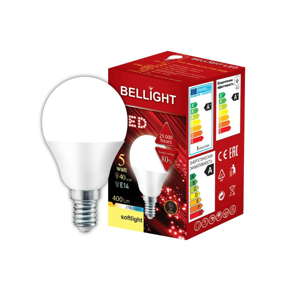 LED E14 G45 Tropfenform 5W = 40W 200° Birne 400lm 230V Warmweiss 3000K