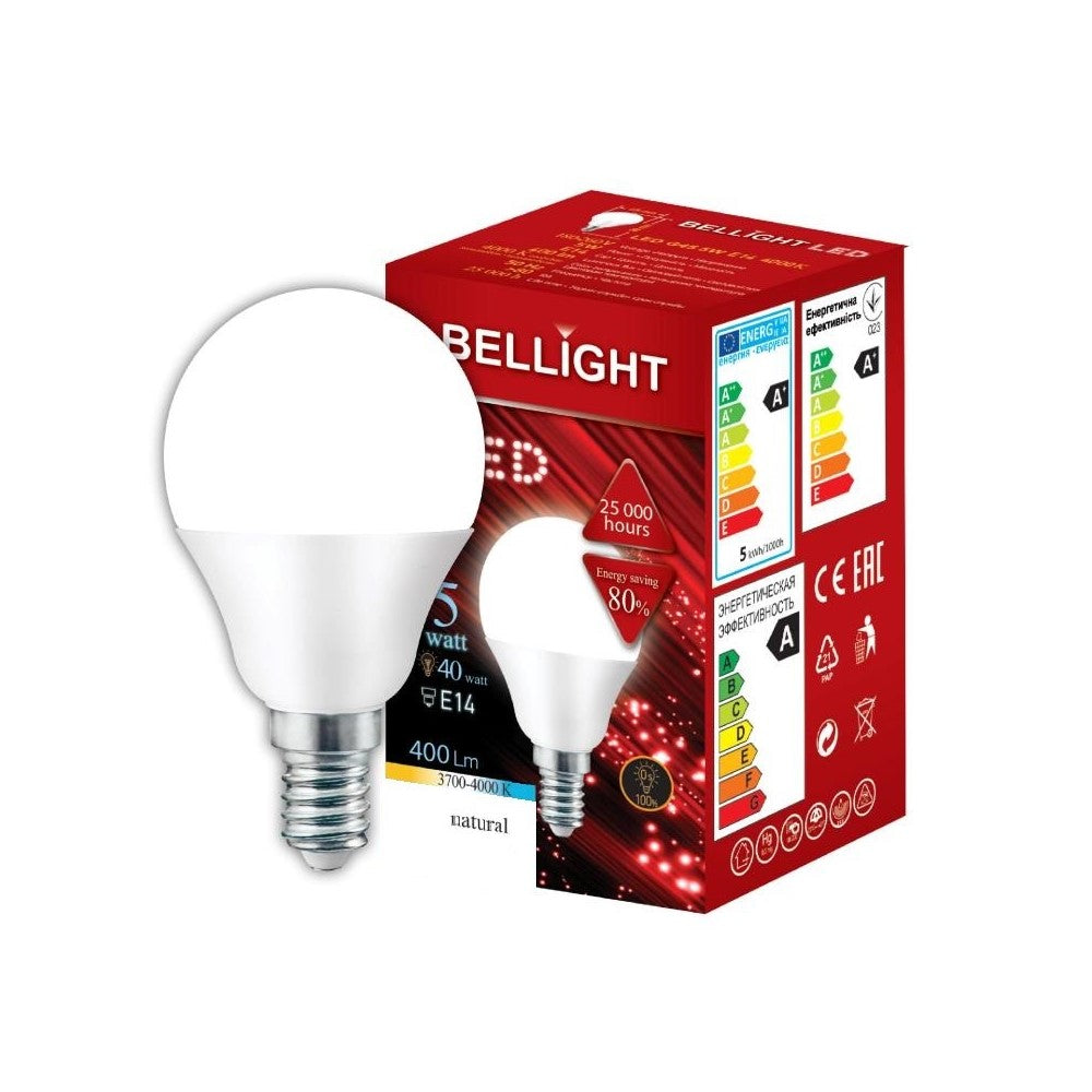 LED E14 G45 Tropfenform 5W = 40W 200° Birne 400lm 230V Neutralweiss 4000K
