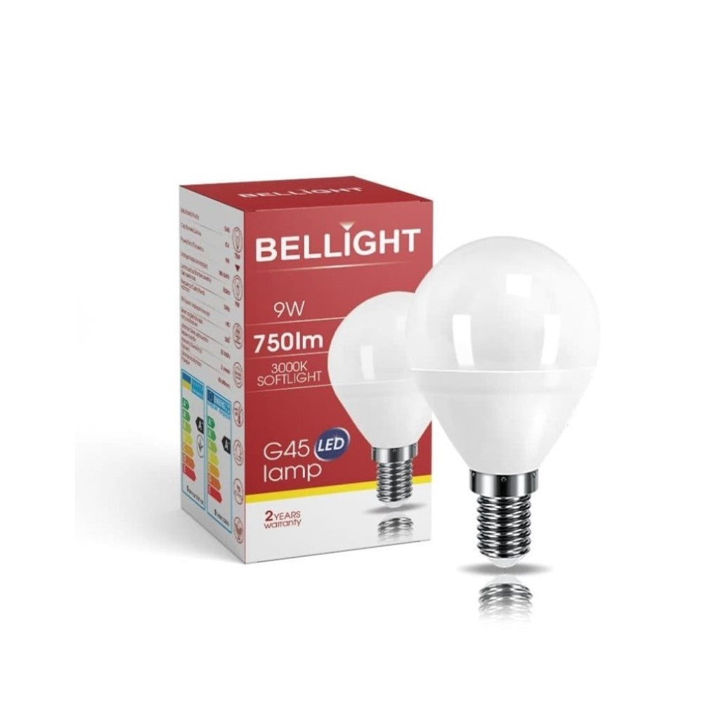 LED E14 G45 Tropfenform 9W = 75W 360° Birne 830lm 230V Warmweiss 3000K