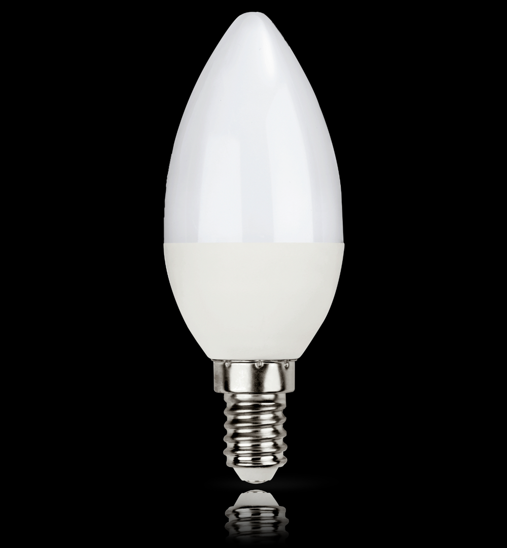 LED E14 C35 Kerzenform 5W = 40W 230V  Leuchtmittel 400lm 200° Neutralweiss 4000K