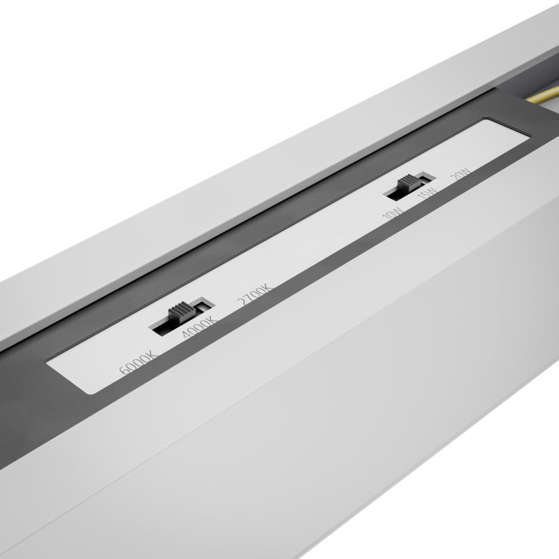 ALLDAY BASIC LED Stromschienenstrahler 3-Phasen Pendelleuchte 60cm 10-20W CCT Weiß blendfrei