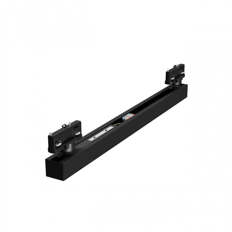 ALLDAY BASIC LED Stromschienenstrahler 3-Phasen 60cm 10-20W CCT UGR<19 Schwarz blendfrei