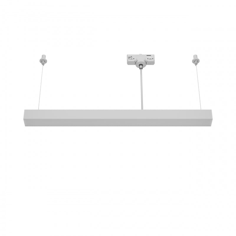 ALLDAY BASIC LED Stromschienenstrahler 3-Phasen Pendelleuchte 60cm 10-20W CCT Weiß blendfrei