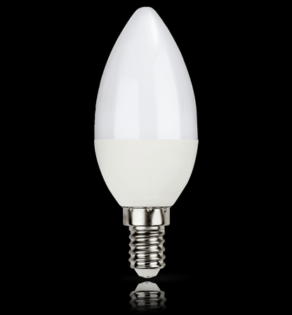 LED E14 C35 Kerzenform 5W = 40W 230V 400lm 200° Warmweiss 3000K