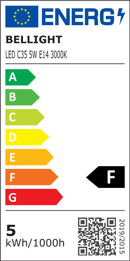 LED E14 C35 Kerzenform 5W = 40W 230V 400lm 200° Warmweiss 3000K